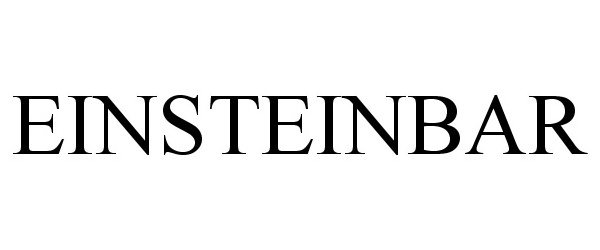 Trademark Logo EINSTEINBAR