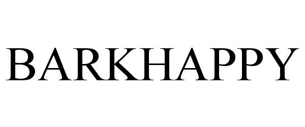 Trademark Logo BARKHAPPY