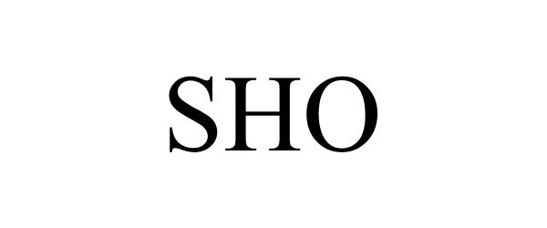 Trademark Logo SHO