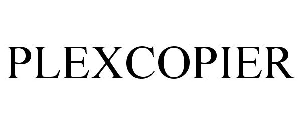 Trademark Logo PLEXCOPIER