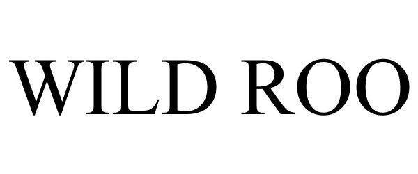 Trademark Logo WILD ROO