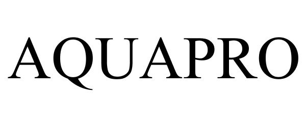 Trademark Logo AQUAPRO