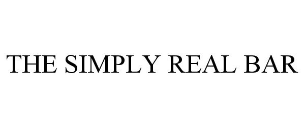  THE SIMPLY REAL BAR