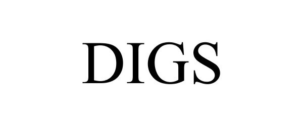 Trademark Logo DIGS