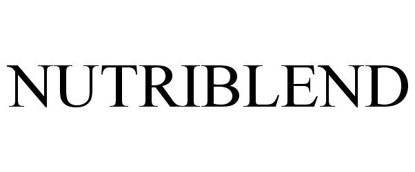 Trademark Logo NUTRIBLEND
