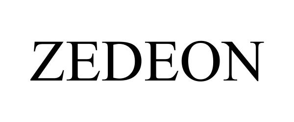 Trademark Logo ZEDEON