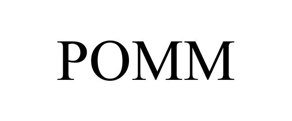 Trademark Logo POMM