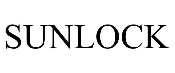 Trademark Logo SUNLOCK