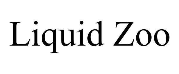 Trademark Logo LIQUID ZOO