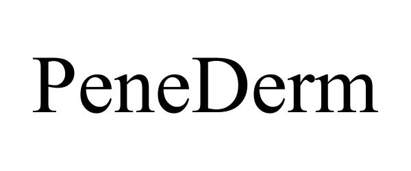 Trademark Logo PENEDERM