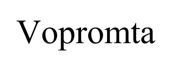 Trademark Logo VOPROMTA