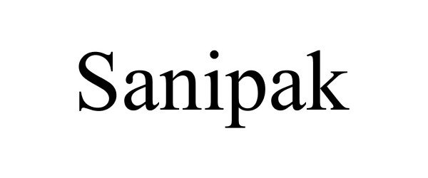Trademark Logo SANIPAK