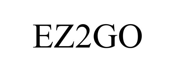Trademark Logo EZ2GO