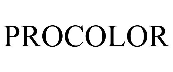 Trademark Logo PROCOLOR