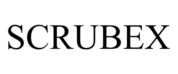 Trademark Logo SCRUBEX