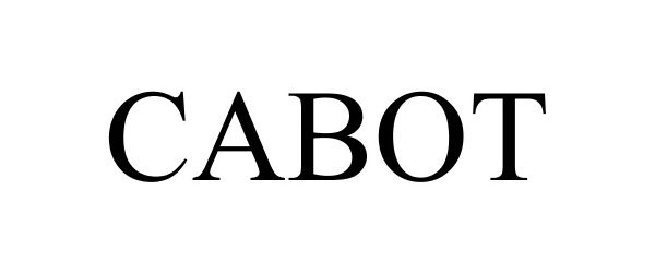 Trademark Logo CABOT