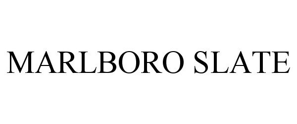 Trademark Logo MARLBORO SLATE