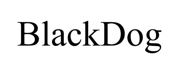 Trademark Logo BLACKDOG