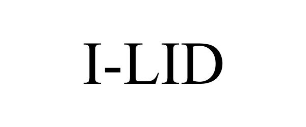 Trademark Logo I-LID