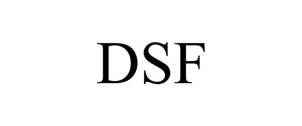 Trademark Logo DSF