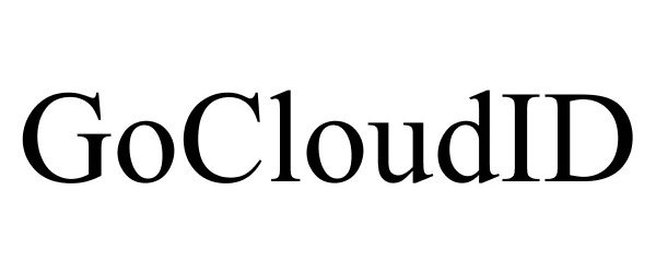 Trademark Logo GOCLOUDID