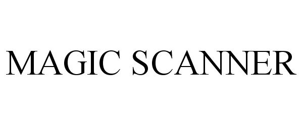 Trademark Logo MAGIC SCANNER
