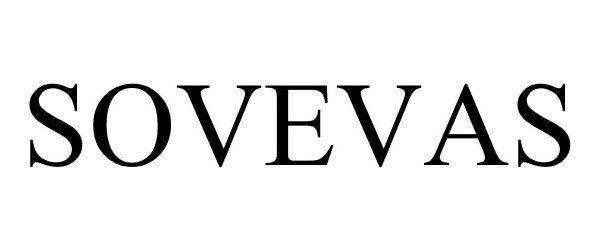 Trademark Logo SOVEVAS