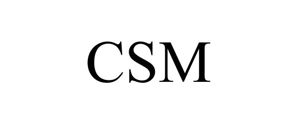 Trademark Logo CSM