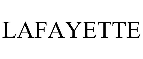 Trademark Logo LAFAYETTE