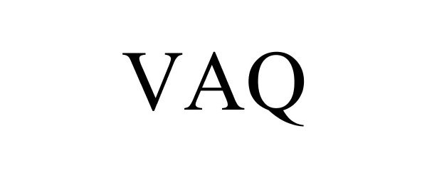 Trademark Logo VAQ