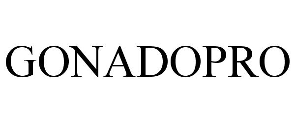 Trademark Logo GONADOPRO