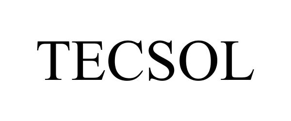 Trademark Logo TECSOL