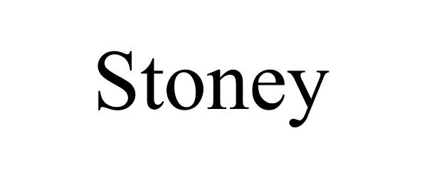 Trademark Logo STONEY