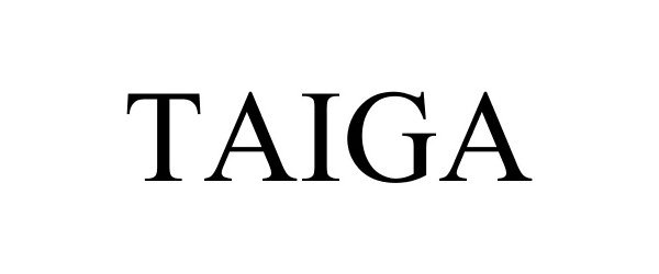 Trademark Logo TAIGA