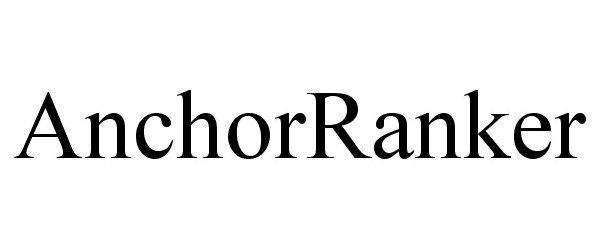 Trademark Logo ANCHORRANKER