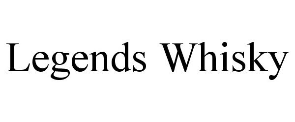 Trademark Logo LEGENDS WHISKY