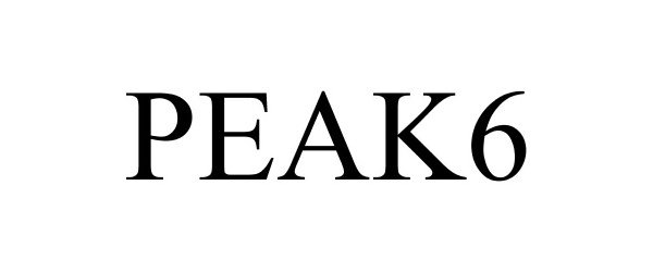 Trademark Logo PEAK6