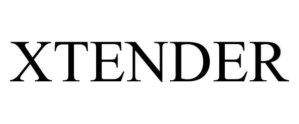 Trademark Logo XTENDER