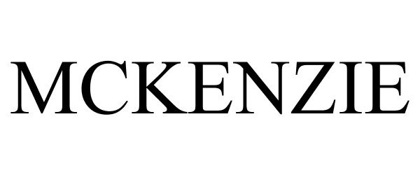 Trademark Logo MCKENZIE