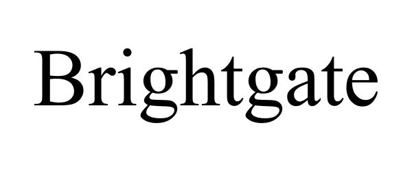 Trademark Logo BRIGHTGATE