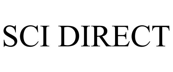 Trademark Logo SCI DIRECT