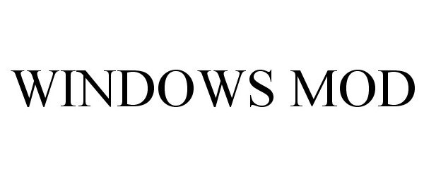 Trademark Logo WINDOWS MOD