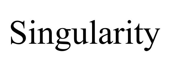 Trademark Logo SINGULARITY