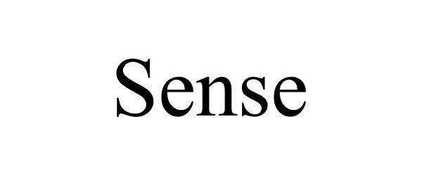 Trademark Logo SENSE