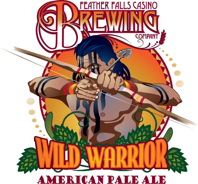  FEATHER FALLS CASINO BREWING COMPANY WILD WARRIOR AMERICAN PALE ALE