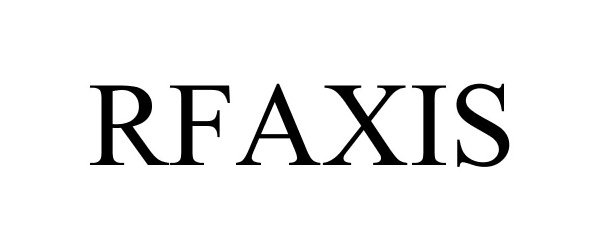 Trademark Logo RFAXIS