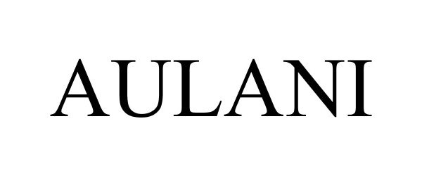 Trademark Logo AULANI