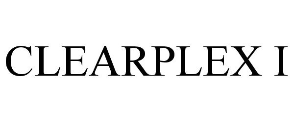 Trademark Logo CLEARPLEX I