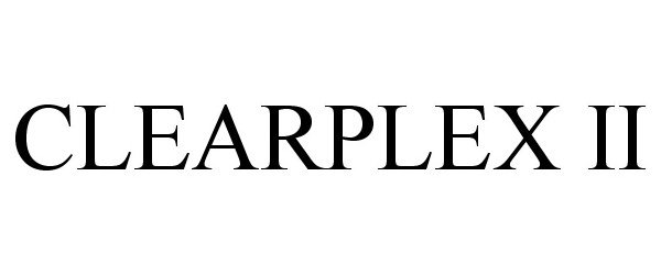 Trademark Logo CLEARPLEX II