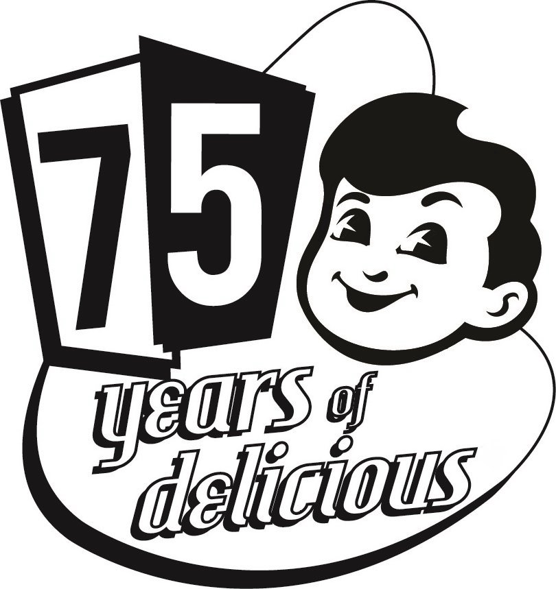 Trademark Logo 75 YEARS OF DELICIOUS